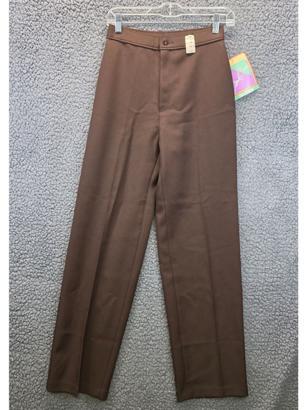 Vintage 80s Levis Bend Over Pants 10 Brown Straight Office Capsule Old Money USA